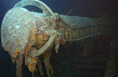 Неимоверные вещи, обнаруженные на затонувших кораблях. Фото