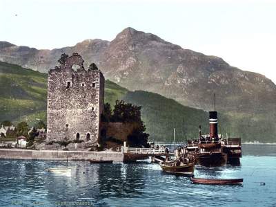 Шотландия конца XIX века на уникальных цветных открытках. Фото