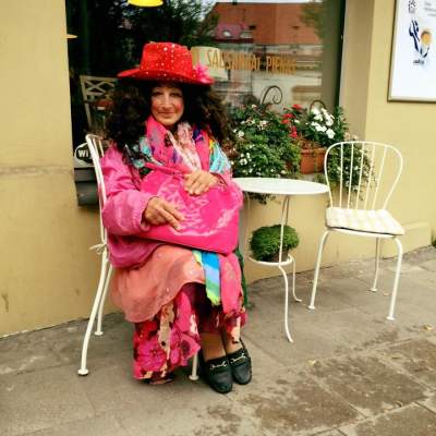 80-летняя попрошайка из Вильнюса: местная модница. Фото