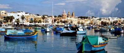 Марсашлокк: маленький яркий рыбацкий городок на Мальте. Фото