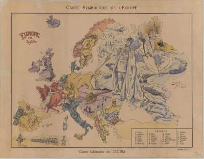 Необычные символические карты Европы. Фото