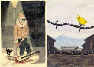 Пронзительные картины, написанные узниками немецких концлагерей. Фото
