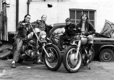Подборка винтажных фото женщин на мотоциклах. Фото